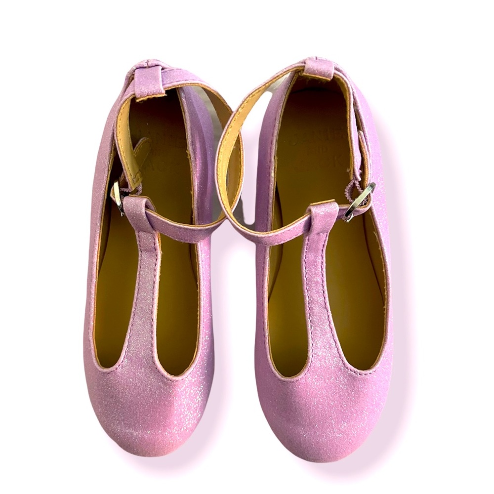 NWT Janie & Jack purple dress shoes size 10